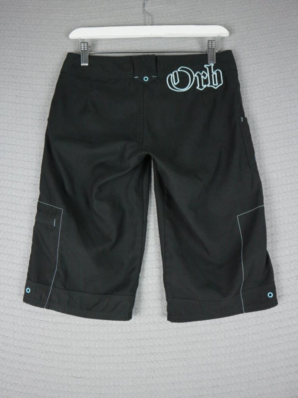 Orb Nylon Capri Y2K Gorpcore Style Pants Size 3 26W Streetwear - Picture 2 of 7